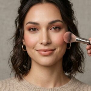 Prueba de maquillaje y peinado